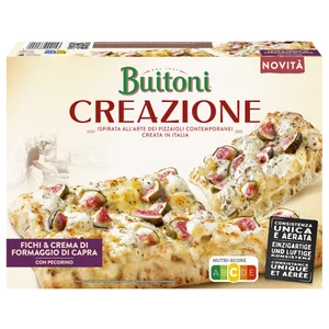 BUITONI Creazione Pizza congelada con higos y queso crema de cabra 460 g.