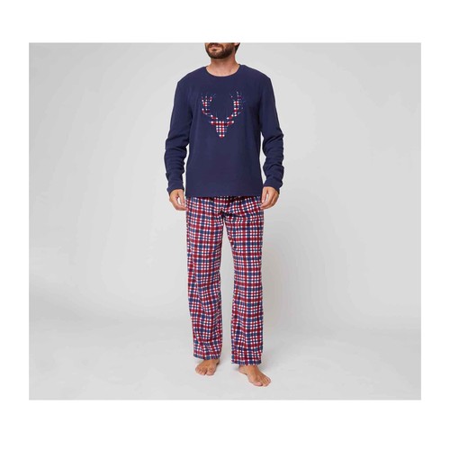 Pijama polar para hombre IN EXTENSO, talla L.