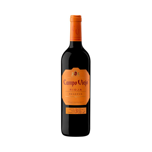 CAMPO VIEJO  Vino tinto reserva con D.O. Ca. Rioja botella de 75 cl.