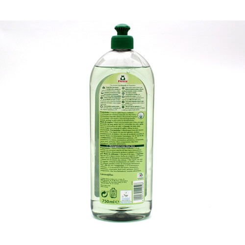 FROSCH Detergente lavavajillas loción con aloe vera FROSCH 750ml