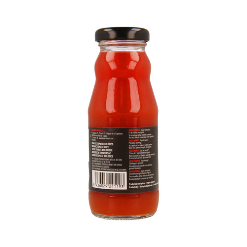 DELIZUM Zumo de tomate ecológico DELIZUM 200 ml.