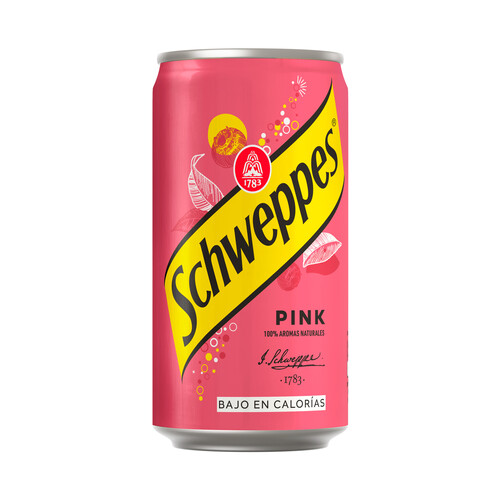 SCHWEPPES Tónica Pink lata de 25 cl.