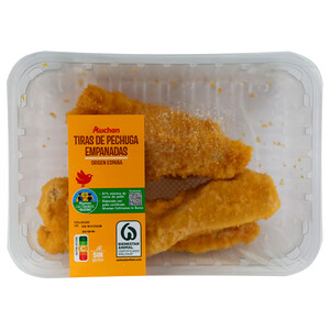 Imagen de ALCAMPO CULTIVAMOS LO BUENO Bandeja con tiras empanadas de pechuga de pollo  400 g.