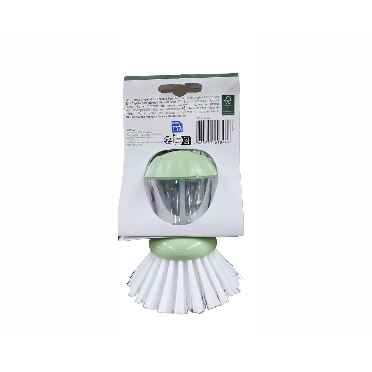 PRODUCTO ALCAMPO Cepillo para platos con depósito