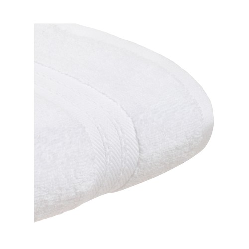 Toalla para tocador blanca 30x50cm algodón 400gsm modelo O Twist. ACTUEL