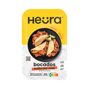 Imagen de HEÜRA Bocados de proteína vegetal estilo tex mex 160 g.