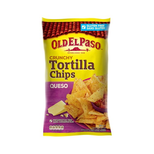 OLD EL PASO Nachos con sabor a queso 185 g.