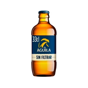 EL ÁGUILA Cerveza sin filtrar botella 33 cl.