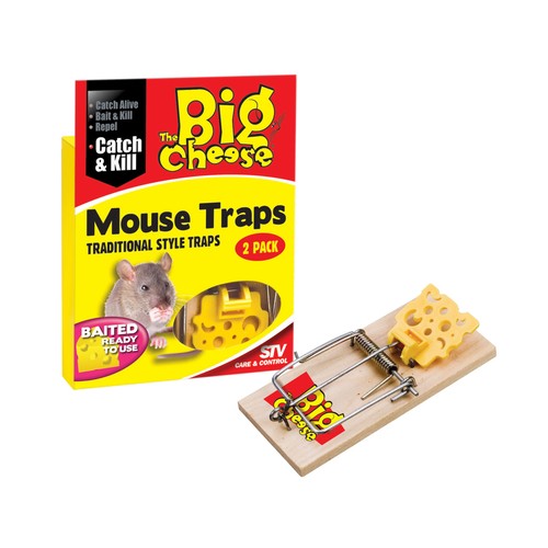 Cepo para ratones BIG THE CHESSE 2 unidades.