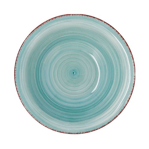 Bol 18cm loza, color aqua, modelo Vita. QUID