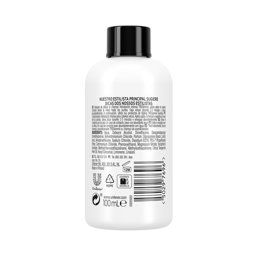 TRESEMMÉ Acondicionador hidratante para cabellos secos o dañados 100 ml.
