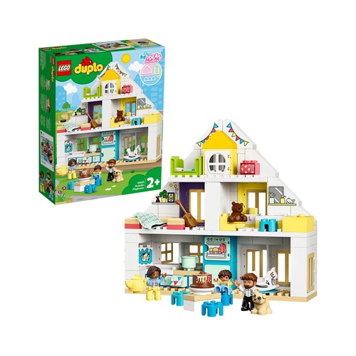 Juego de construcción Casa de juegos modular con 129 piezas, Duplo 10929 LEGO.