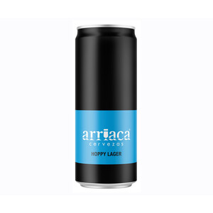 Imagen de ARRIACA Hoppy lager Cerveza en lata 33 cl. 