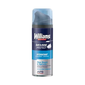 WILLIAMS Expert Espuma de afeitar con un 50% de crema hidratante 200 ml.