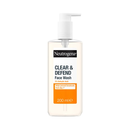 NEUTRÓGENA Spot controling Limpiador (jabón) facial para pieles propensas al ácne 200 ml.