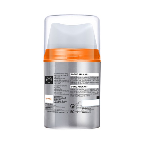 L´ORÉAL MEN EXPERT Crema hidratante anti-líneas de expresión L"ORÉAL MEN EXPERT Stop arrugas 50 ml.