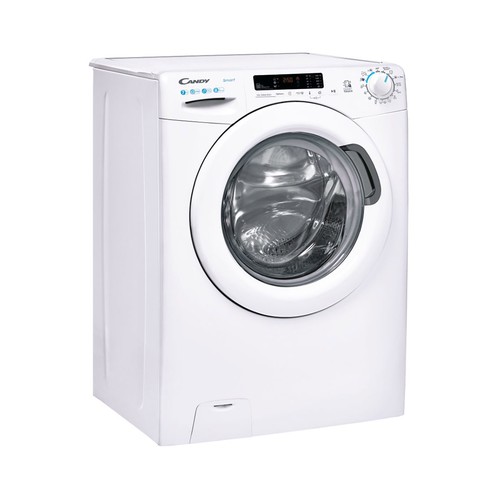 Lavadora CANDY CS4 1272DE/1-S 7KG, clasificación energética: D, 1200RPM, H: 85cm, A: 60cm, F: 45cm.