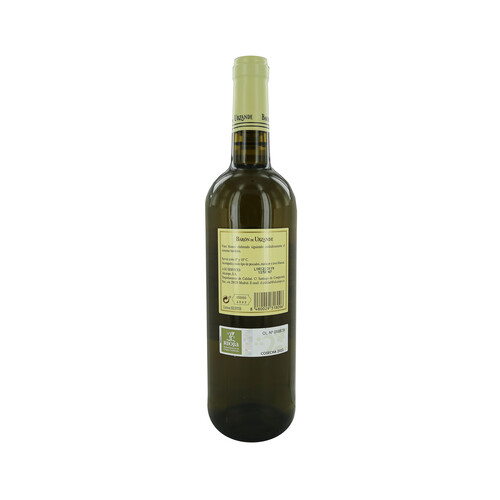 BARON DE URZANDE  Vino blanco con D.O. Ca. Rioja BARÓN DE URZANDE botella de 75 cl.