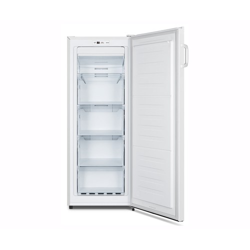 Congelador vertical143,4 cm HISENSE FV191 N4AW2, NO FROST, clasificación energética: E, H: 143,4cm, A: 55cm, F: 56,2cm, capacidad total: 155L.