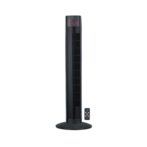 Ventilador de torre oscilante con mando a distancia QILIVE Q.5295, potencia 45W, 3 velocidades, temporizador, altura 91cm.