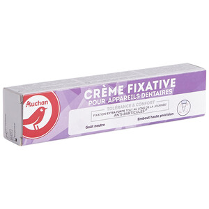 PRODUCTO ALCAMPO Crema adhesiva hipoalergénica de sabor neutro, para prótesis dental PRODUCTO ALCAMPO.