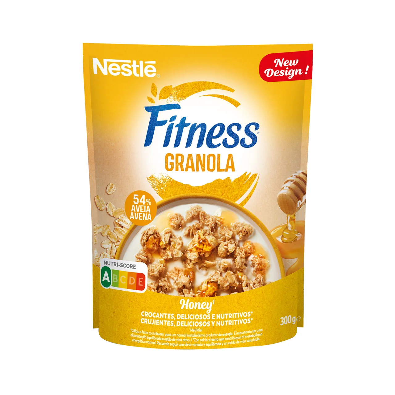 NESTLÉ FITNESS Cereales granola de avena con miel de 300 g.