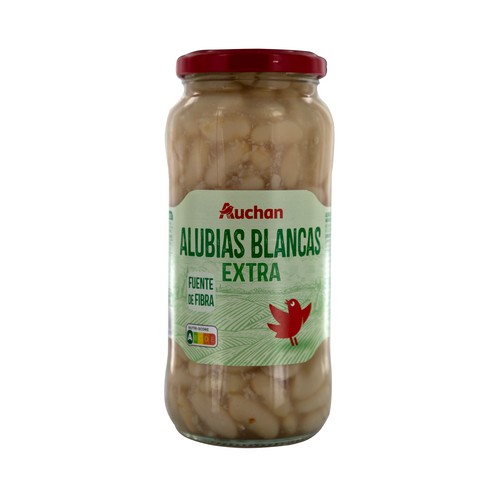 Alubias cocidas extra PRODUCTO ALCAMPO 400 g.