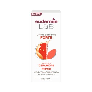 Imagen de EUDERMIN Lab forte Crema de manos hidratante con urea y ceramidas para pieles secas 75 ml.