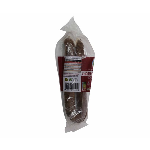 ALCAMPO PRODUCCIÓN CONTROLADA Sarta de chorizo dulce de categoría extra (50% raza Duroc) ALCAMPO PRODUCCIÓN CONTROLADA 280 g.
