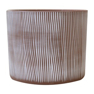 Imagen de Maceta de barro esmaltada 24 x 20cm, IBERLUS.