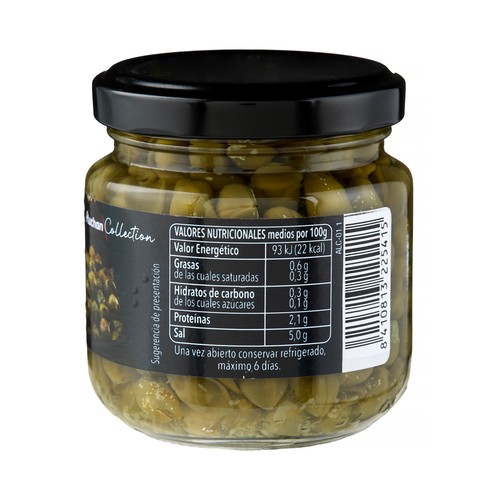 PRODUCTO ALCAMPO Collection Alcaparras ácidas en vinagre 80 g.