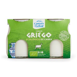 Imagen de CANTERO DE LETUR Yogur griego de cabra ecológico EL CANTERO DE LETUR 2 uds x 125 g.