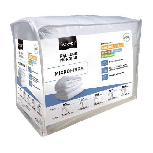 Relleno nórdico blanco T150 300gr, SAVEL