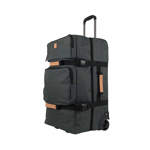 Bolso de viaje grande con capacidad 90 litros color gris, AIRPORT ALCAMPO.