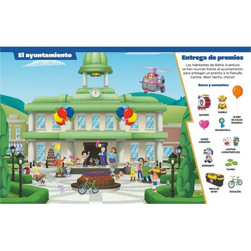 Paw Patrol | PATRULLA CANINA. Actividades - Súper busca y encuentra. ¿Dónde está Chase?.