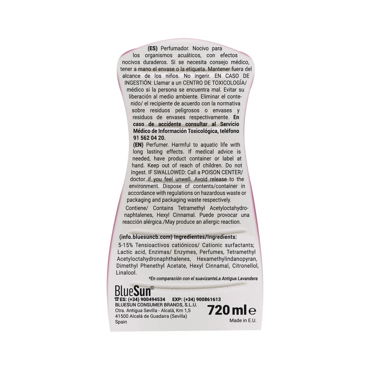 Perfumador para ropa elixir floral 36cc 720ml.