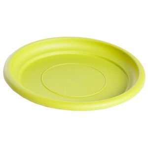 Imagen de Plato circular de plástico, de color pistacho y con medida de 22 centímetros VAN.