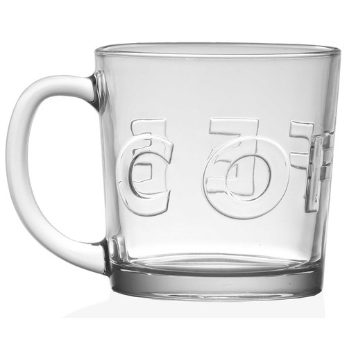 Taza 340ml cristal. VERSA HOME