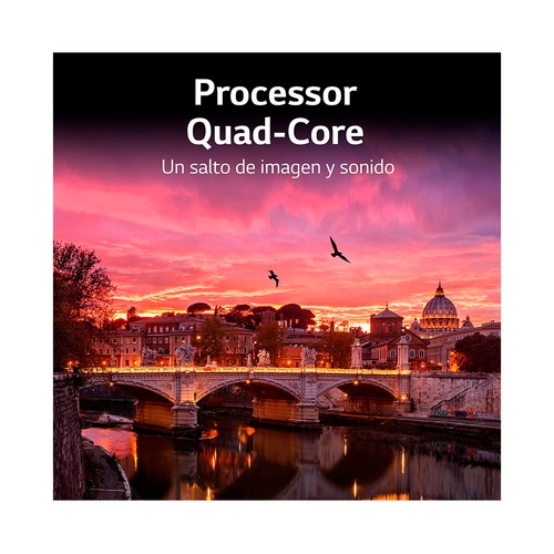 Televisión 127 cm (50") LED LG 50UQ75006 4K, HDR 10, SMART TV, WIFI, BLUETOOTH, TDT T2, USB reproductor, 3HDMI, 50HZ.