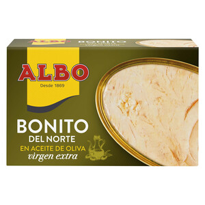 ALBO Bonito del norte en aceite de oliva virgen extra ALBO lata de 82 g.