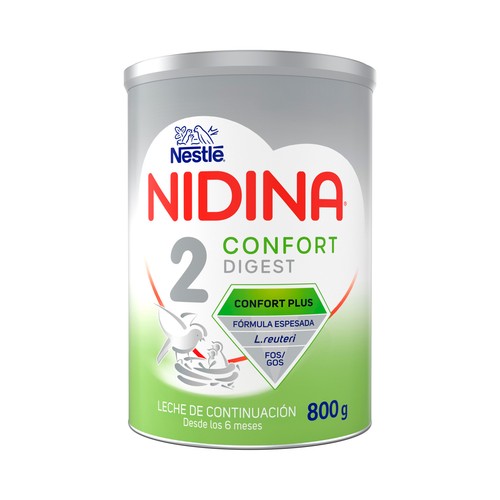 NIDINA Confort digest  Leche (2) de continuación, a partir de 6 meses 800 g.
