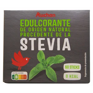 PRODUCTO ALCAMPO Palitos de estevia 60 uds.