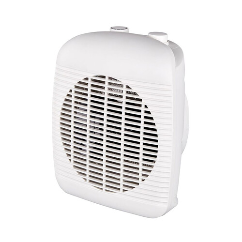 Calefactor QILIVE Q.6112, potencia max: 2000W, termostato regulable, apto para baño.