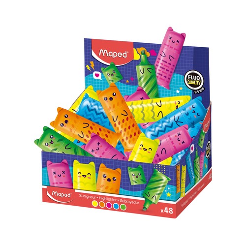 Subrayador mini pastel Kawai modelos surtidos. MAPED