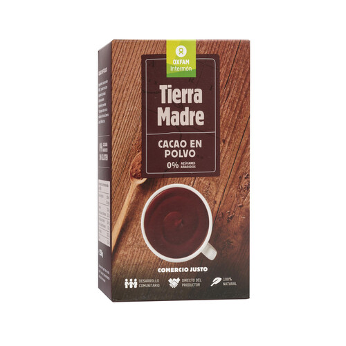 INTERMÓN OXFAM Cacao en polvo INTERMÓN OXFAM TIERRA MADRE 250 g.