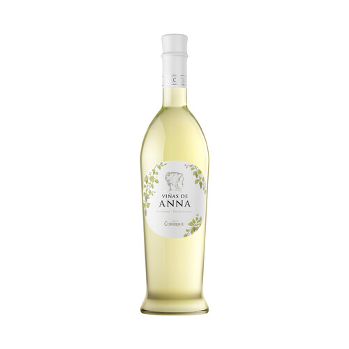 VIÑAS DE ANNA  Vino blanco Chardonnay con D.O. Catalunya VIÑAS DE ANNA de Codorníu botella de 75 cl.