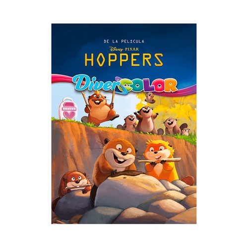 Hoppers. Divercolor. Disney. LIBROS DISNEY