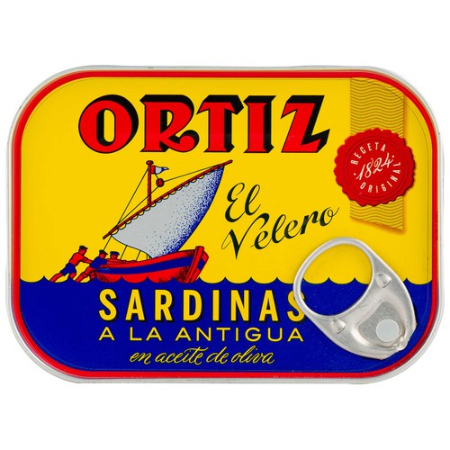 ORTIZ Sardinas en aceite de oliva a la antigua 100 g.
