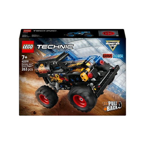 LEGO Technic 42219 Monster Jam Grave Digger Fuego y Hielo