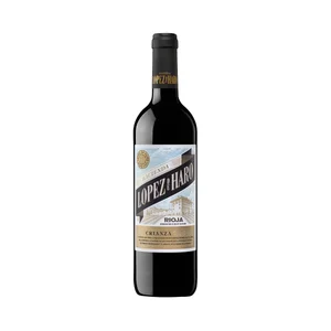 LOPEZ DE HARO  Vino tinto crianza con D.O. Ca. Rioja botella 75 cl.